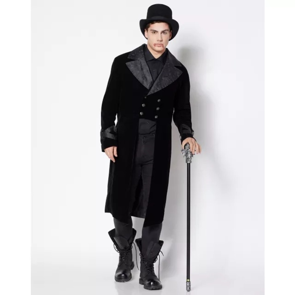 Spirit Black Renaissance Victorian-Style Gothic 🧛‍♂️ Costume Jacket - Picture 2 of 16